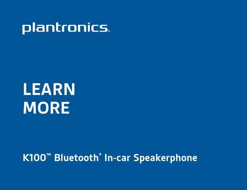 Plantronics Conference Phone K100-page_pdf